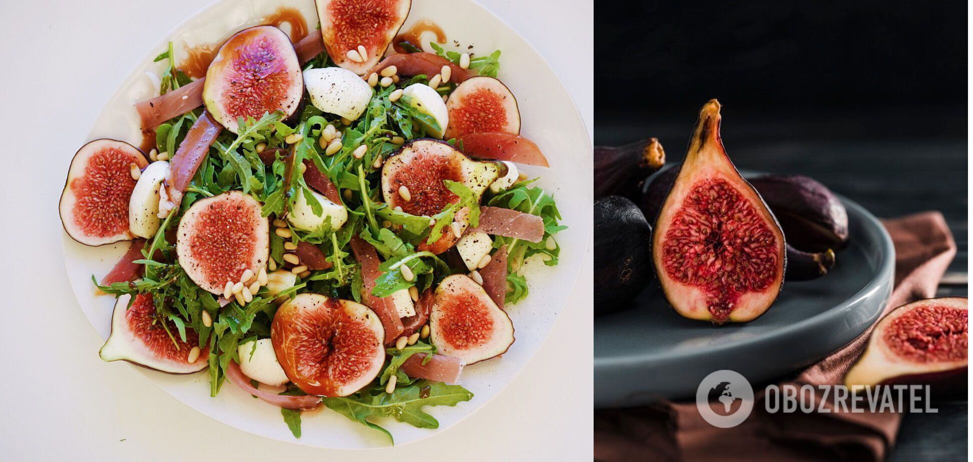 Salad with figs