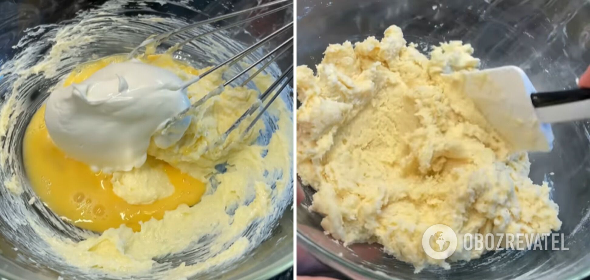 Preparing dough for a dish