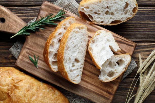 Ciabatta made from whole wheat flour