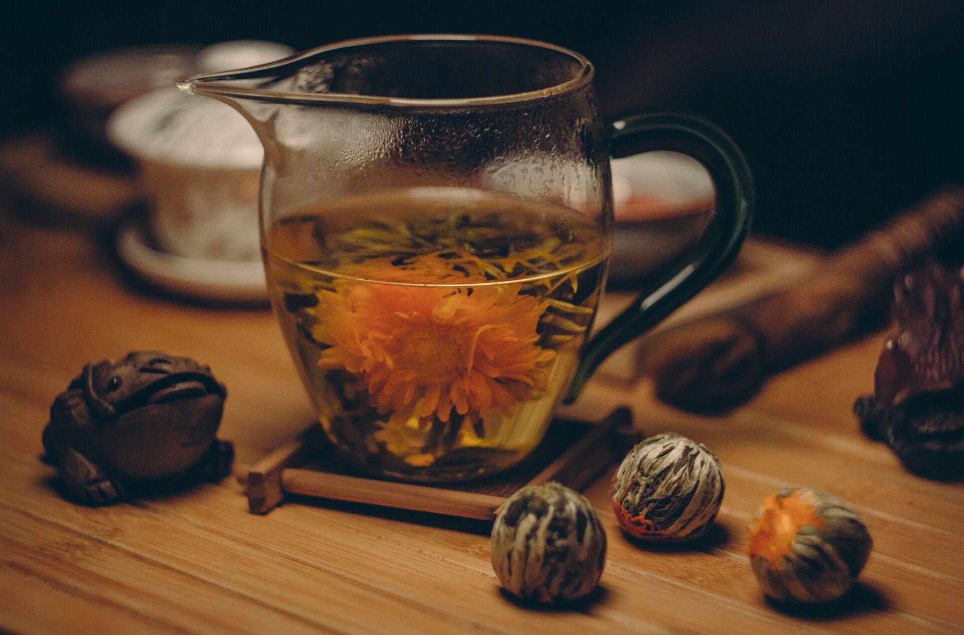 Healthy flower tea