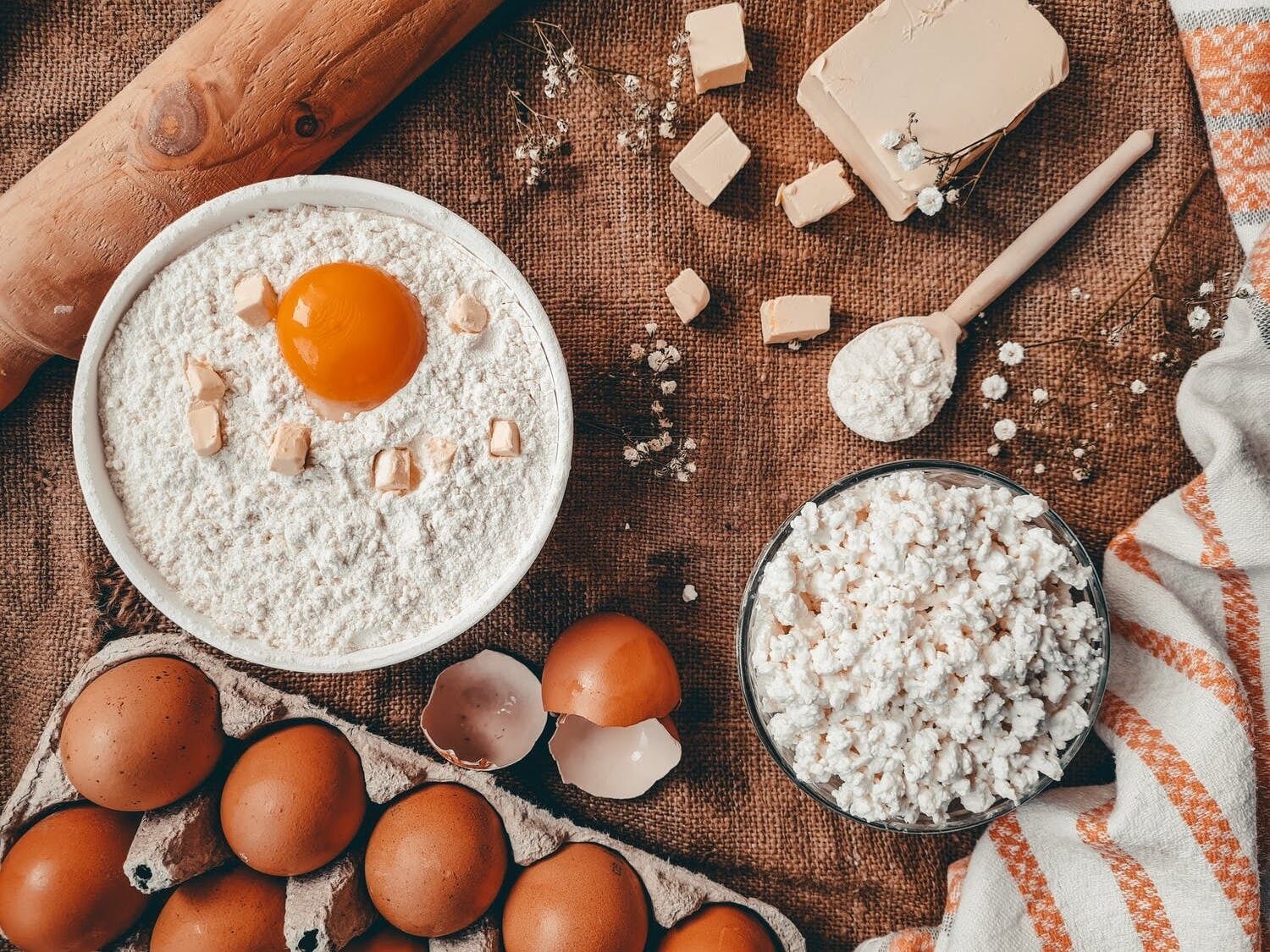 Ingredients for the casserole