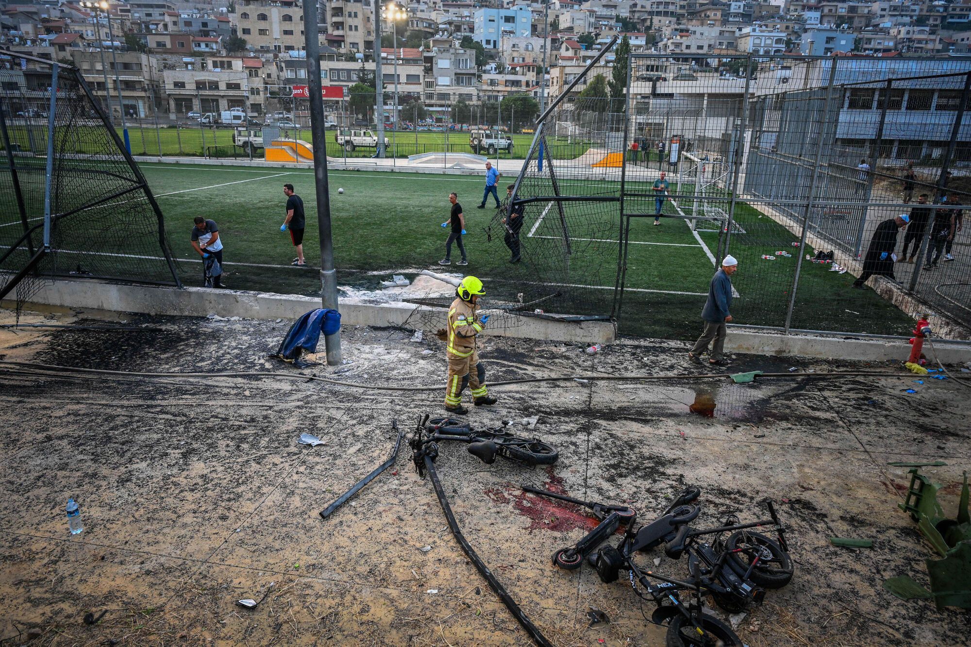 White House calls the deadly strike on Golan Heights, which took 12 lives including children, 'horrific' 