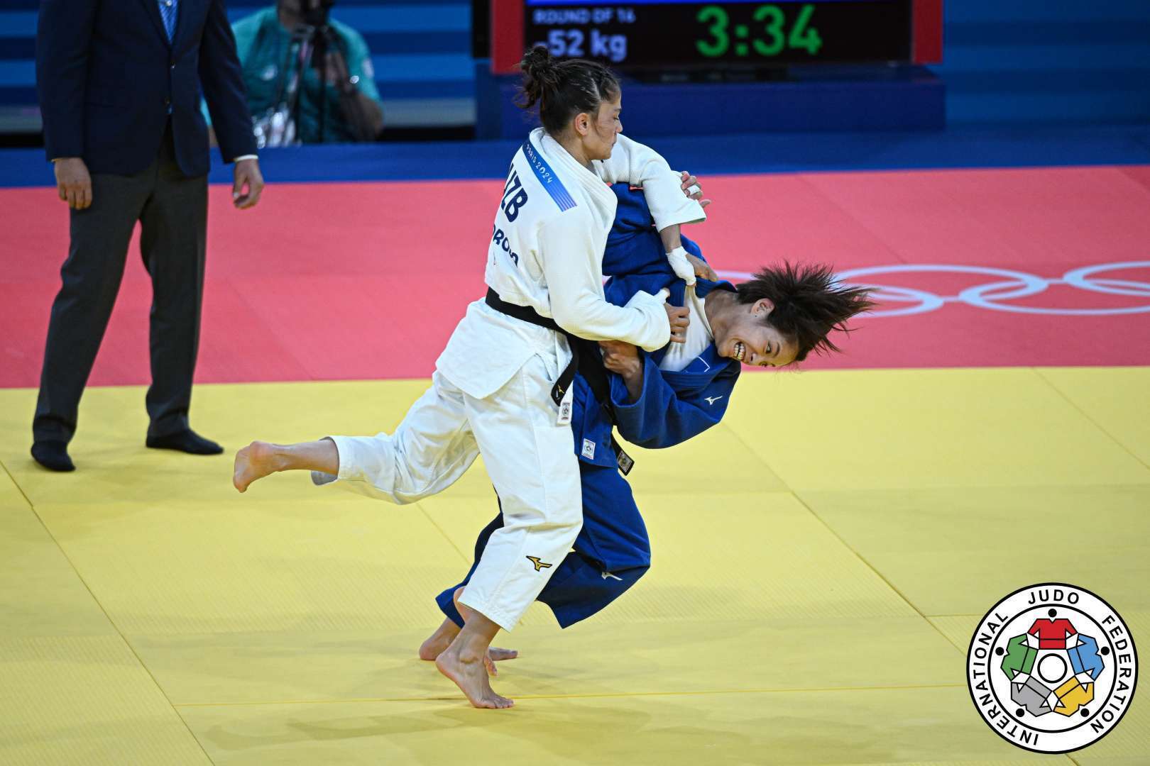 Olympics 2024 judo Olympic champion threw a tantrum after losing for