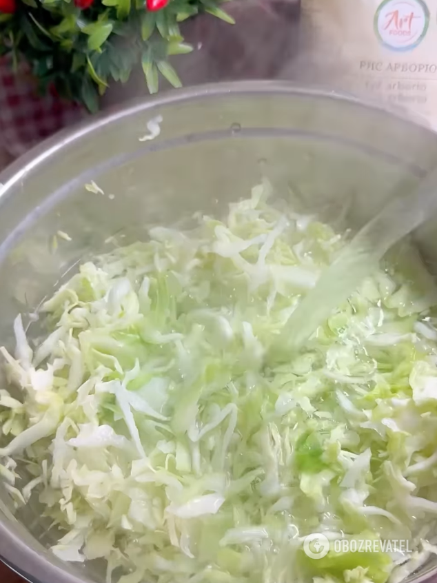 Cabbage for the dish