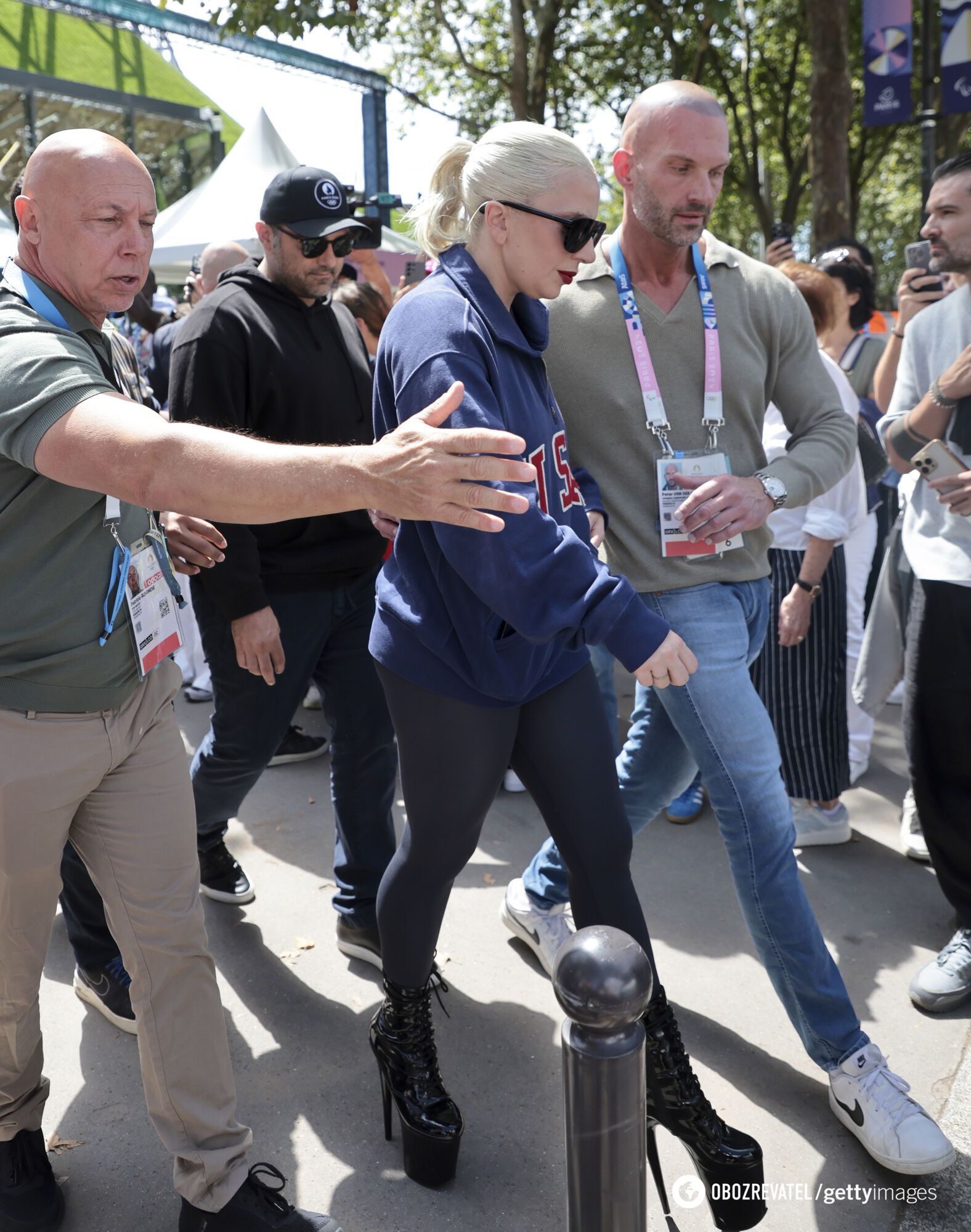 Lady Gaga could win gold for the highest heels at the 2024 Olympic Games in Paris. Photo