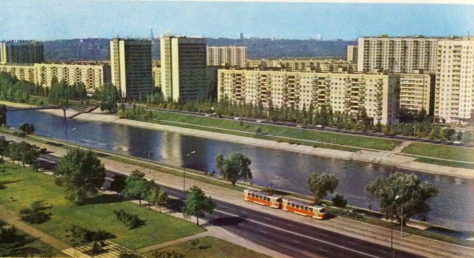 The network showed what the ''Kyiv Venice'' looked like in the 1980s. Photo