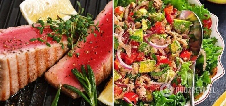 A healthy tuna salad