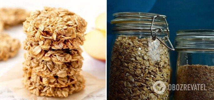 Oatmeal for cookies