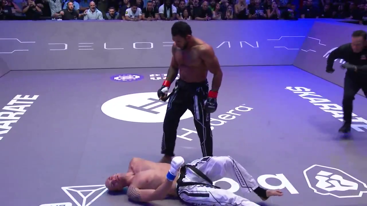MMA fighter wins with a crazy knockout in the 1st round, sending his opponent to intensive care. Video