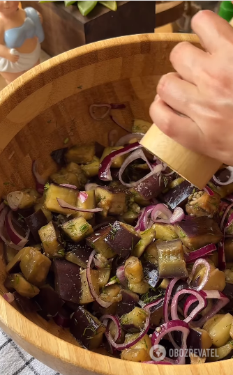 Pickled eggplants that taste like mushrooms