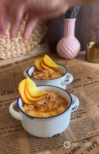 The perfect summer peach dessert you can make even without power