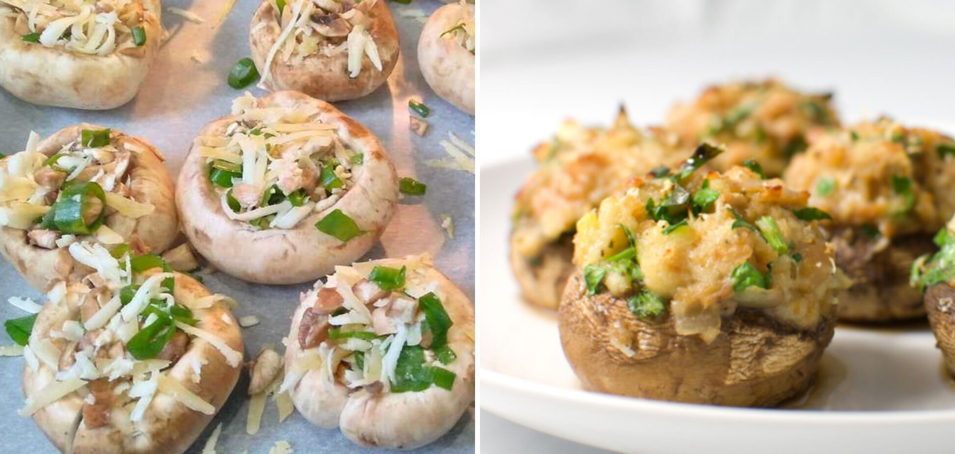 Recipe for stuffed mushrooms