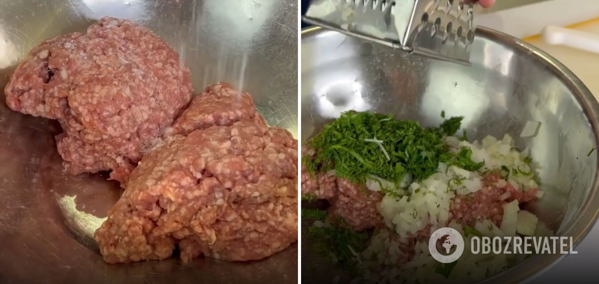 Cooking minced meat