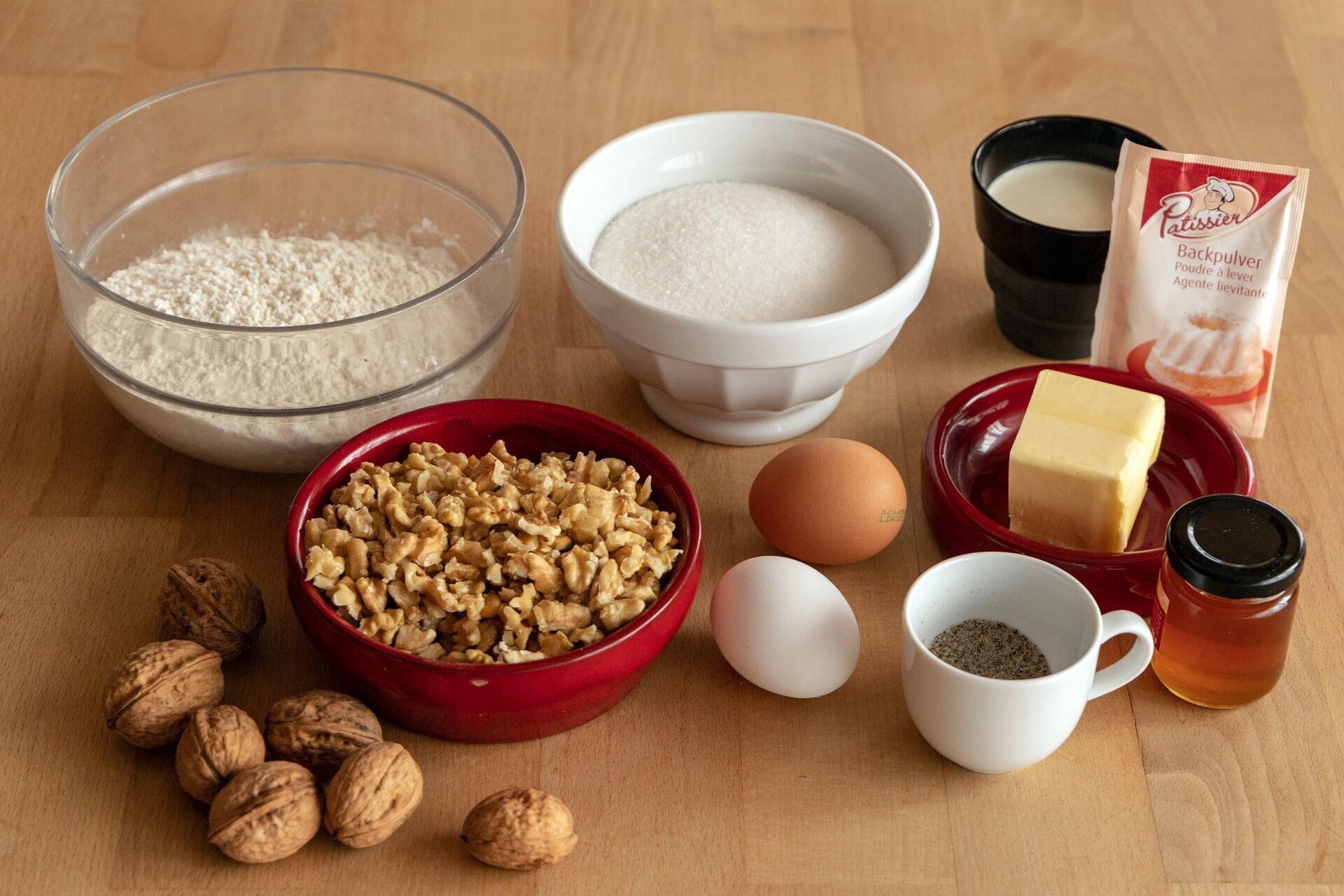 Ingredients for muffins