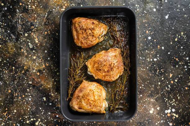 How to cook chicken thighs with spices deliciously