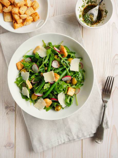 Salad with croutons