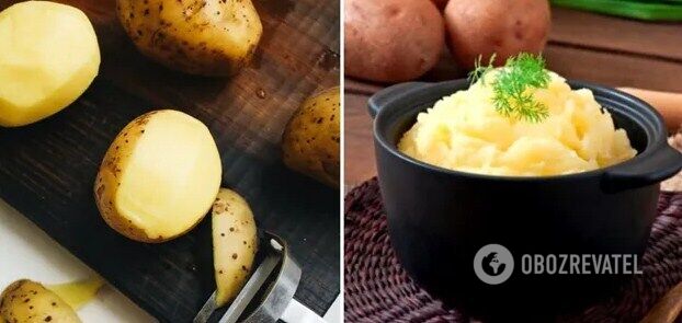 Potatoes for the dish