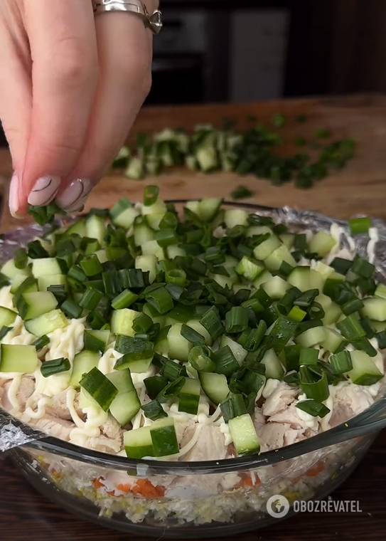 Festive Mushroom Lawn salad: better than Olivier and Shuba