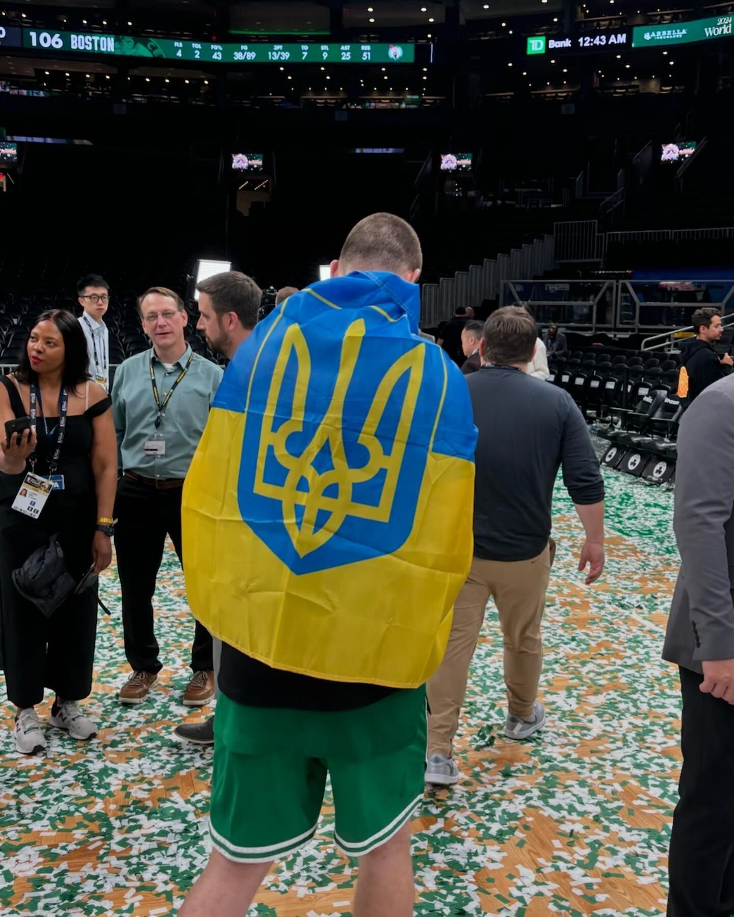 Chciałem wspierać mój kraj podczas finałów NBA, ponieważ jestem dumny z bycia Ukraińcem - Światosław Mychajłuk