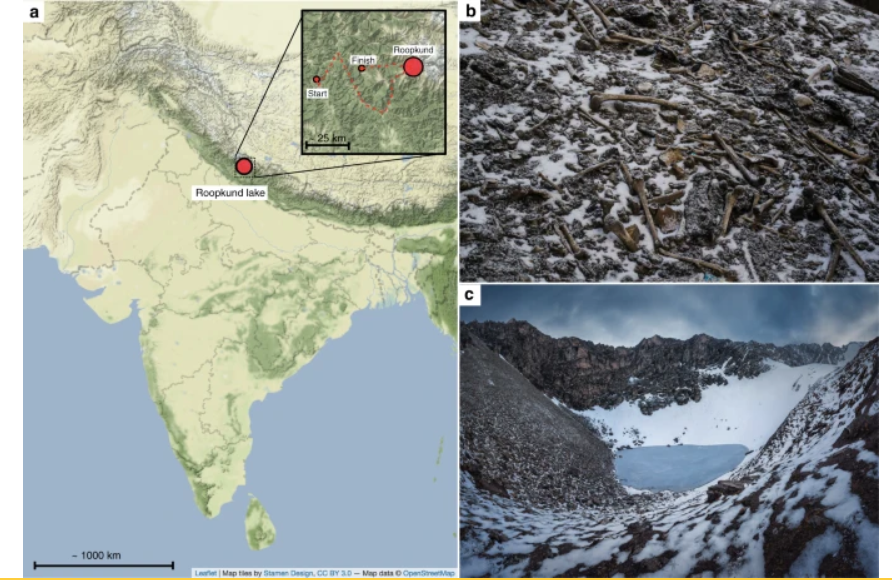 ''Lake of Bones''. Hundreds of human skeletons found in the Himalayas at an altitude of 5000 meters: where did they come from