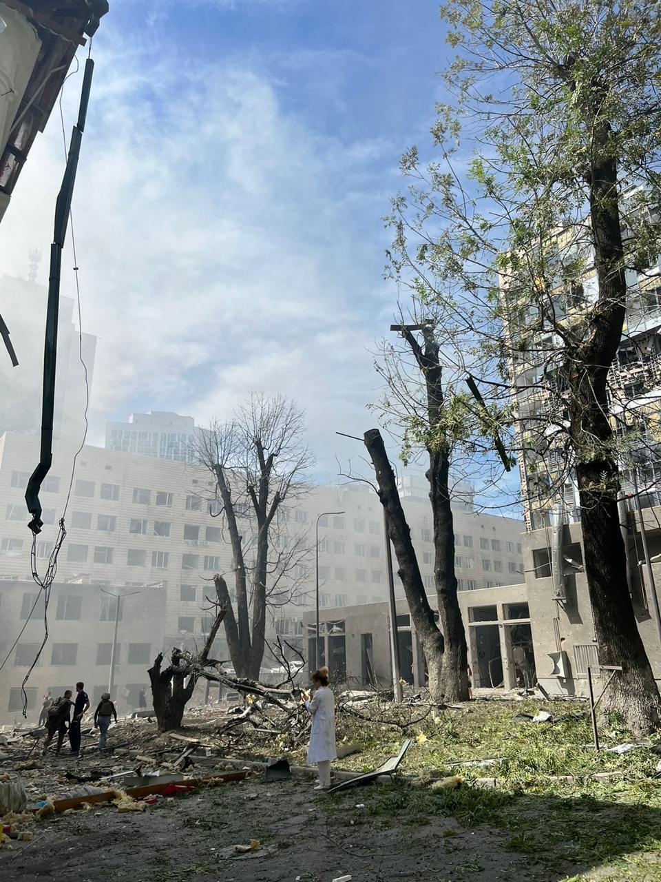 ''They targeted children on purpose'': Russia attacked the Okhmatdyt hospital in Kyiv, the rubble is being cleared. Photos and video