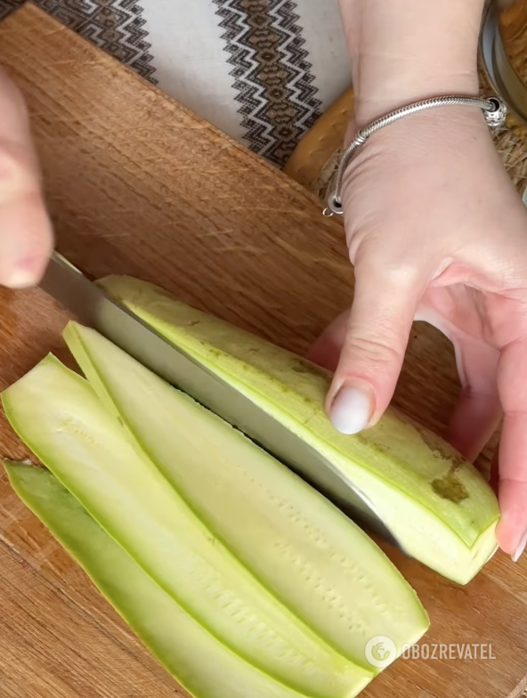 Raw zucchini