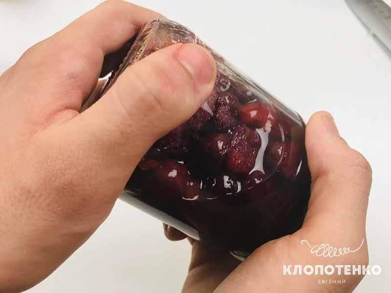 Ready-made cherry jam