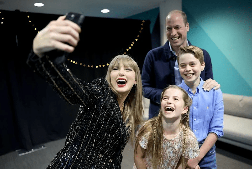 How Princess Charlotte copies Taylor Swift's hairstyles. Photos of the star and her fan where they are like two peas in a pod