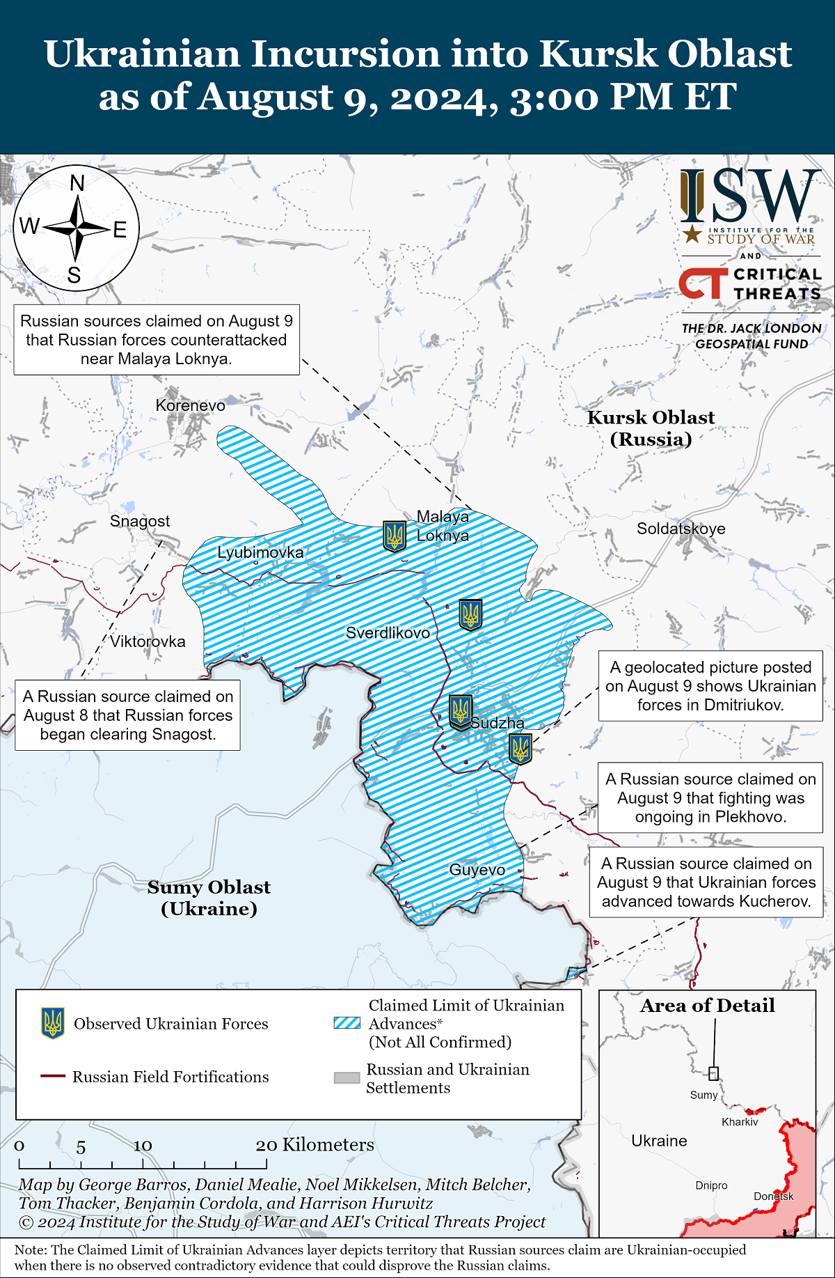 ISW: Russia may move units from eastern Ukraine to Kursk region, but it will take time