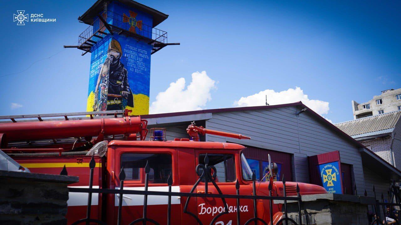 ''Risen from the ashes'': Borodianka fire and rescue unit destroyed by the occupiers restored. Photos