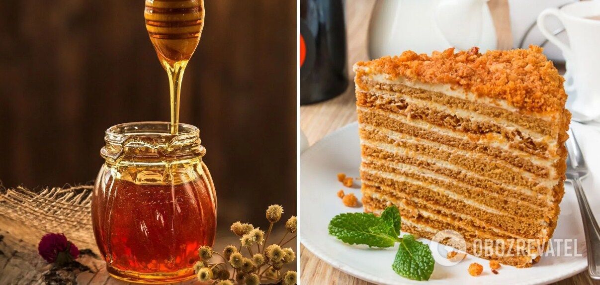 Honey cake without oven