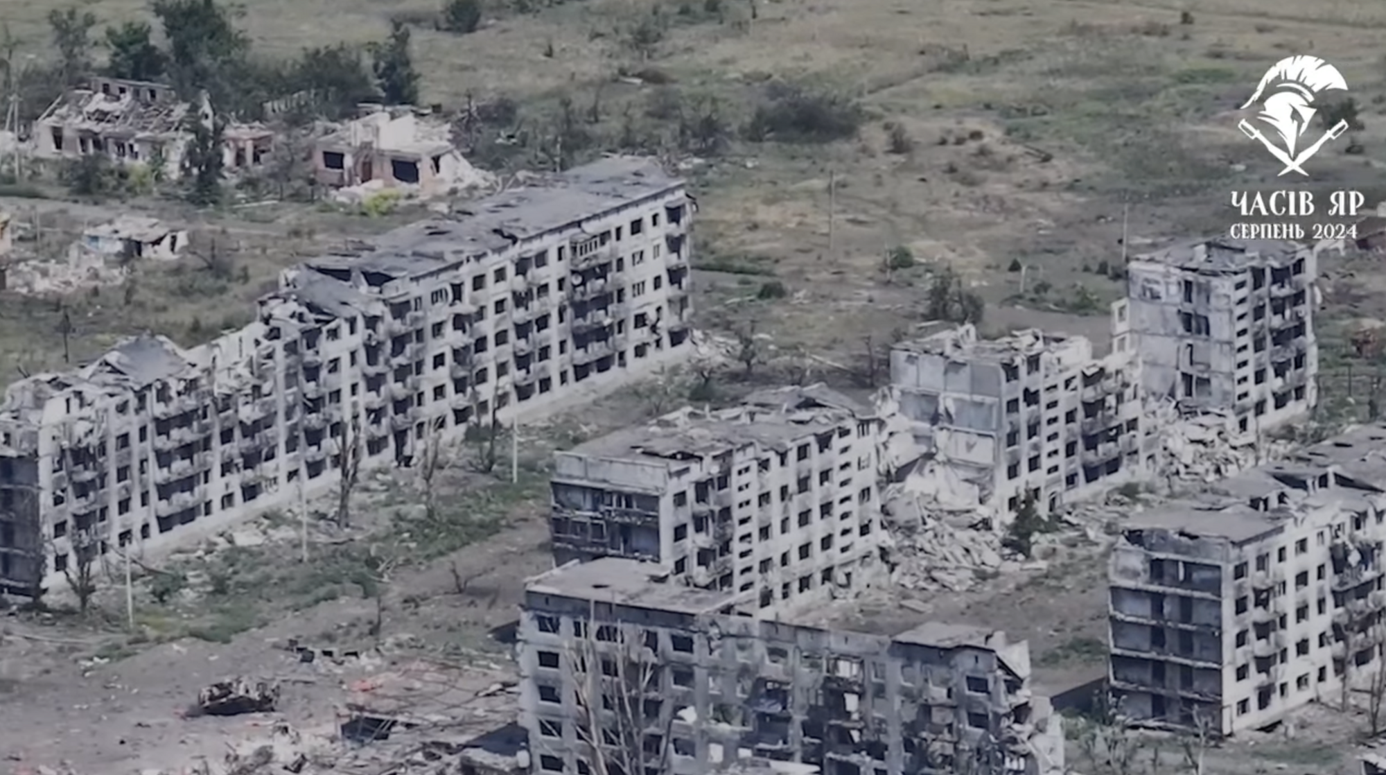 ''Another proof of Russians' inhuman nature'': National Guard fighters show destroyed Chasiv Yar from a height. Video