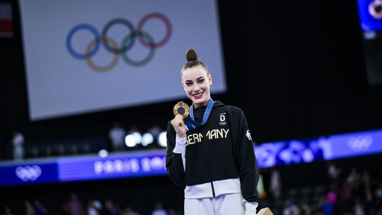 Russia has taken credit for the 2024 Olympics gold medal won by a gymnast who left Russia at the age of 12