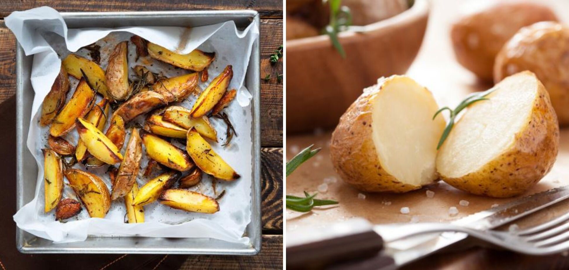 It is best to cook potatoes al dente, bake or boil in their skins