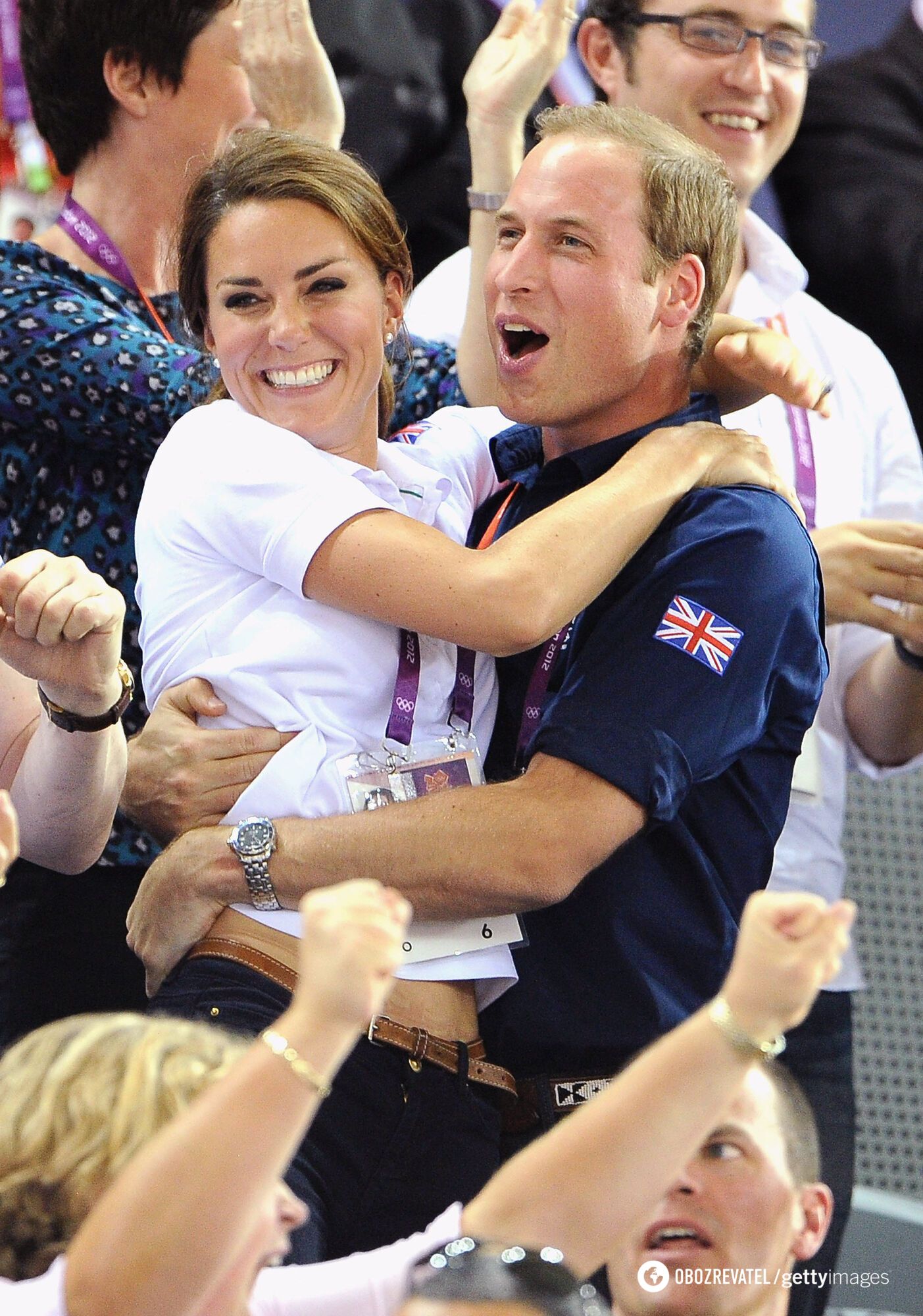 In an iconic blouse and with stubble. Kate Middleton and Prince William recorded a new video