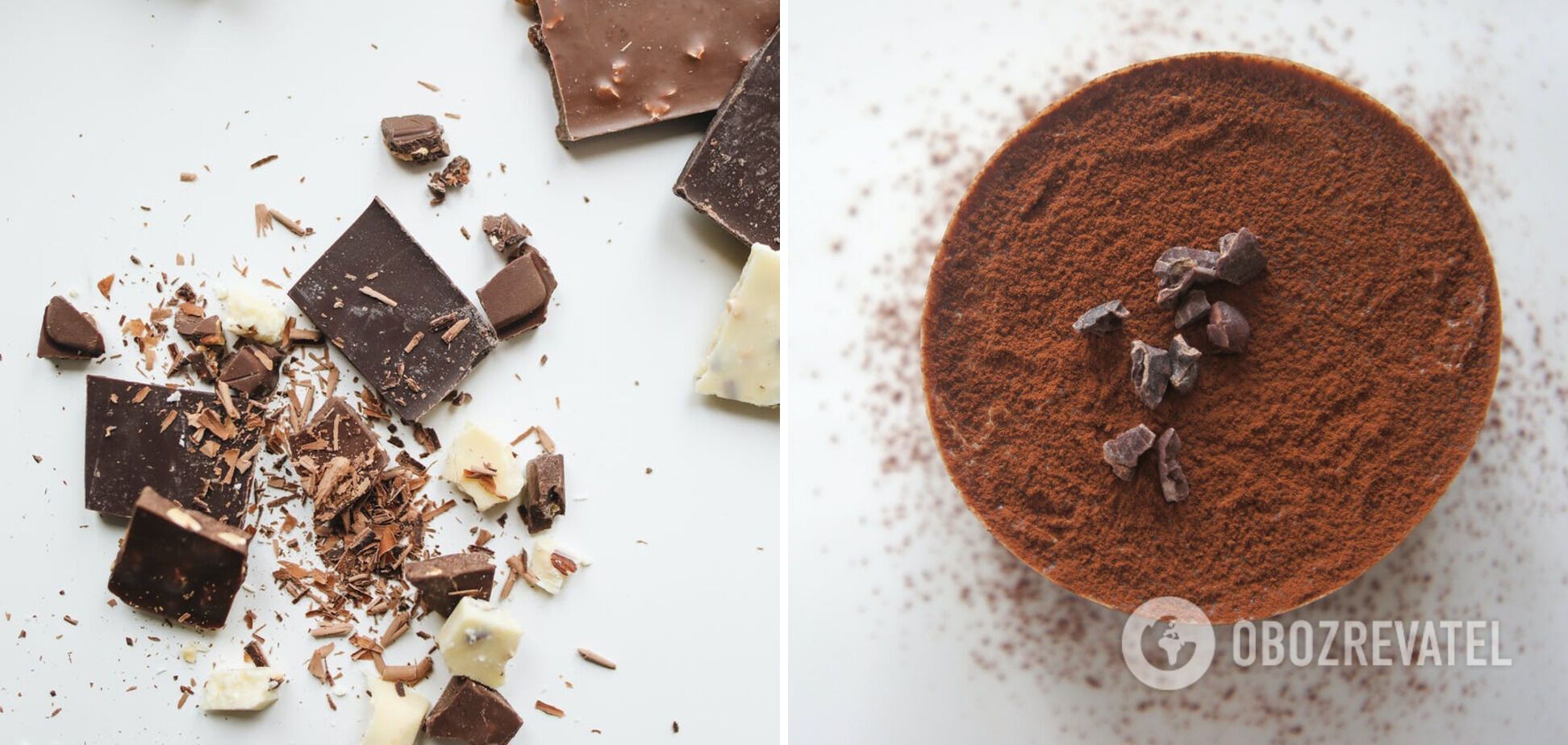 Cocoa and chocolate for desserts