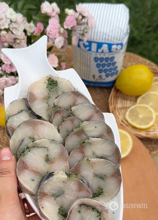 Frozen mackerel appetizer: tastes like lard