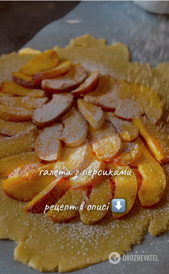 Incredible peach galette: the easiest dough recipe