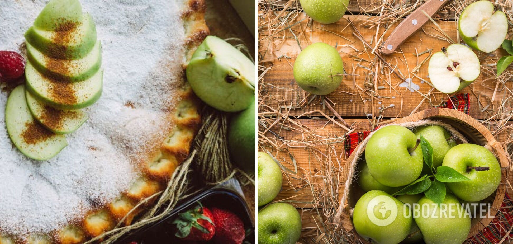 Baking with apples