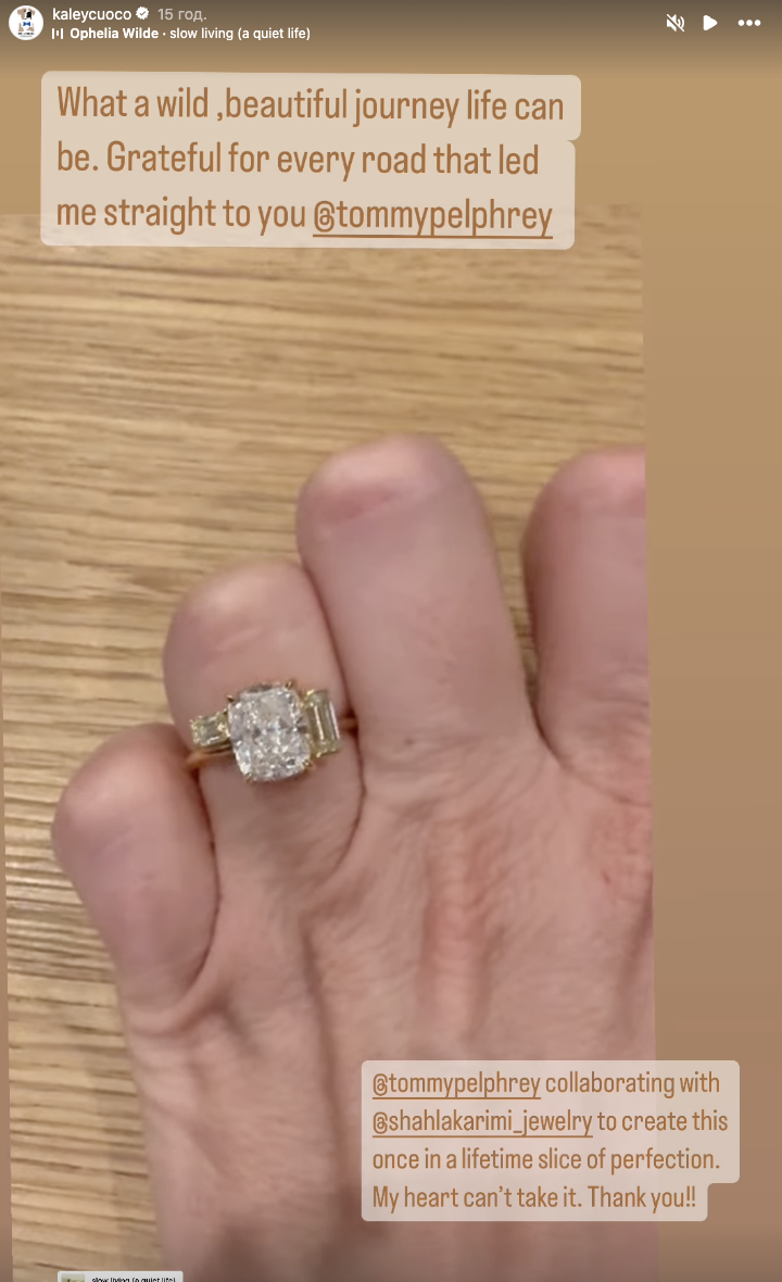 The ''Big Bang Theory'' star Kaley Cuoco got engaged to a famous actor and showed off her wedding ring: they already have a daughter