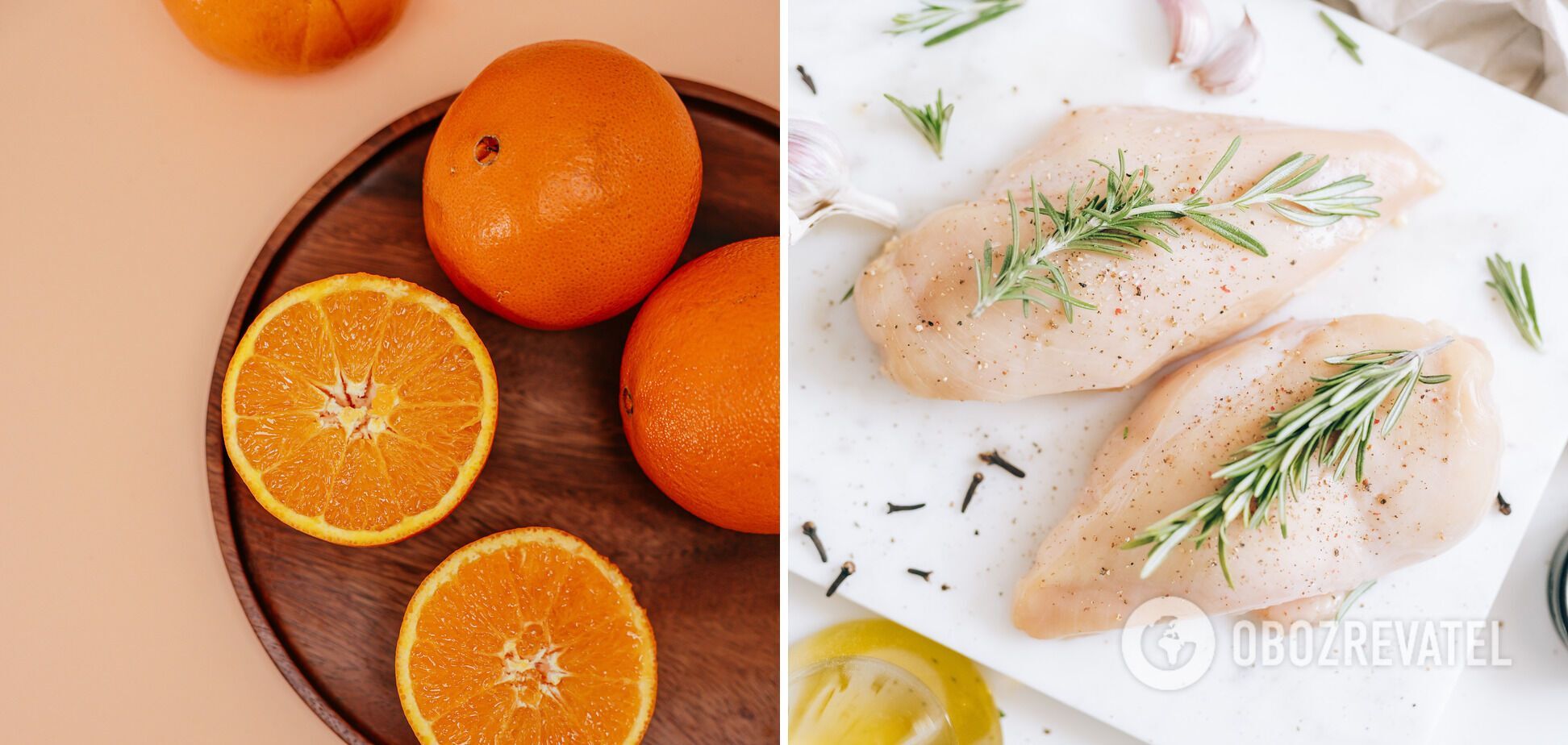 How to cook a delicious duck breast with oranges