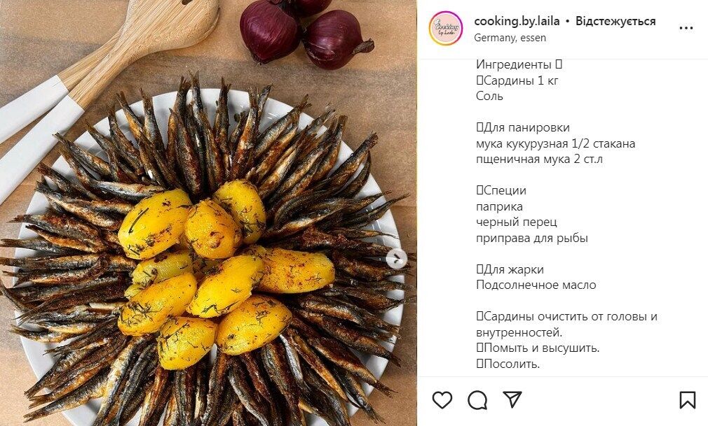 Recipe for fried sardines in breading