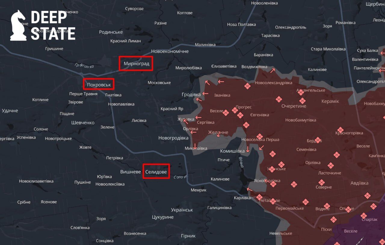 Occupants approach Pokrovsk, locals are urged to evacuate. Map