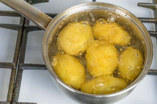 Boiled potatoes