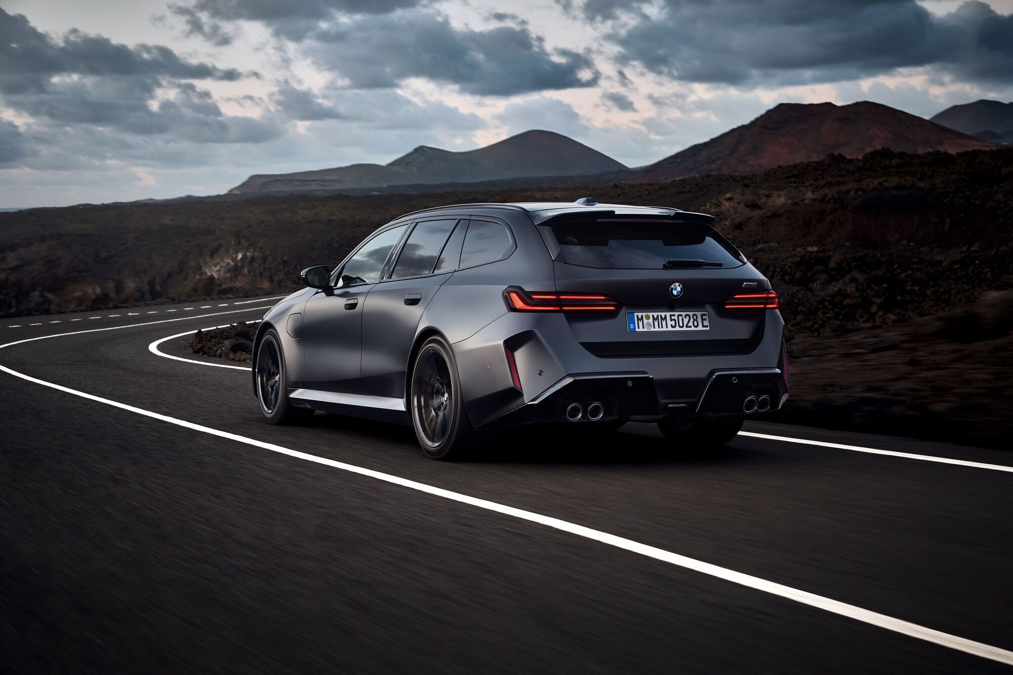 What the most powerful station wagon in history from BMW looks like. Photo