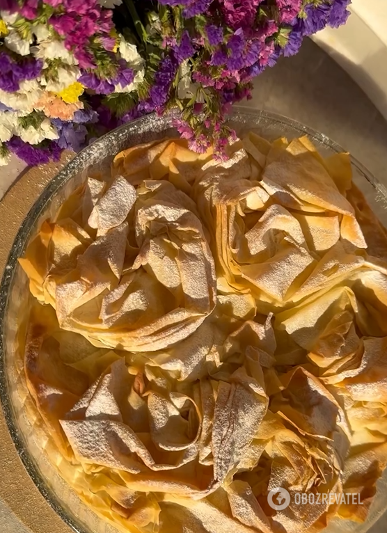 What to make with sensational phyllo dough: a variant of elementary baking for tea