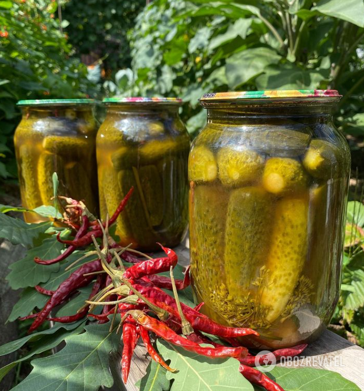 Spicy canned cucumbers with chili ketchup: crispy and perfectly preserved for the winter