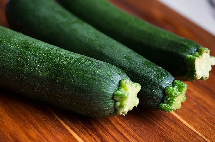 Young zucchini