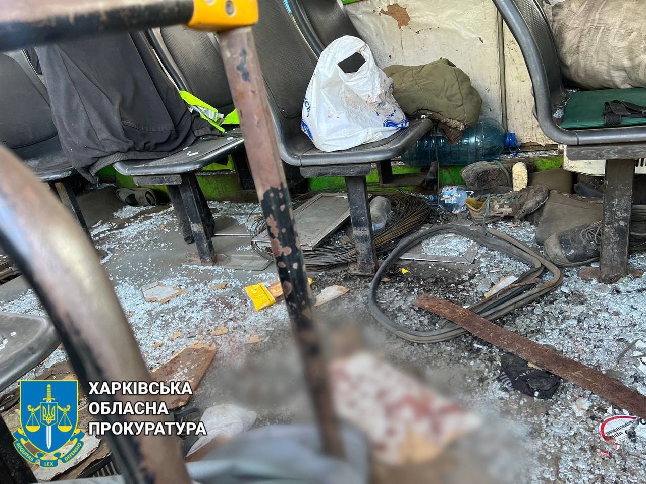 The occupiers hit a bus with people in Kharkiv region, there was a hit near a residential building: the number of wounded has increased. Photos