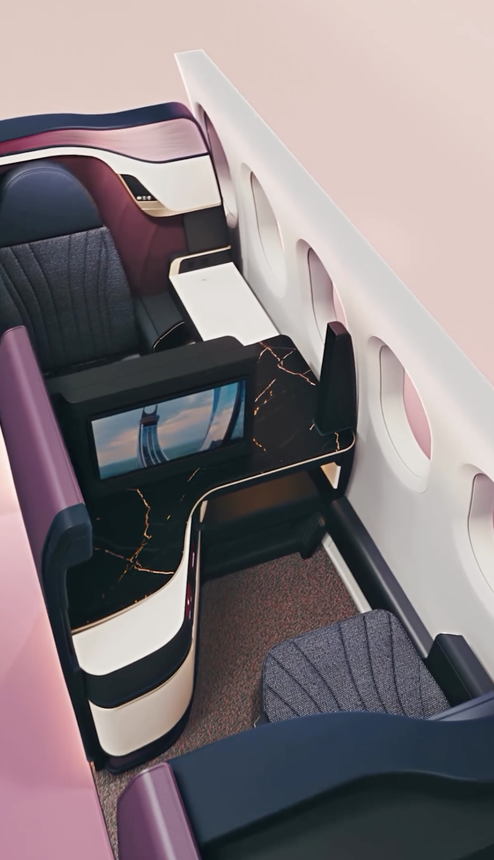 Double beds, 4K TVs and next gen seats: what the updated Qatar Airways Business Class looks like from the inside. Impressive photos